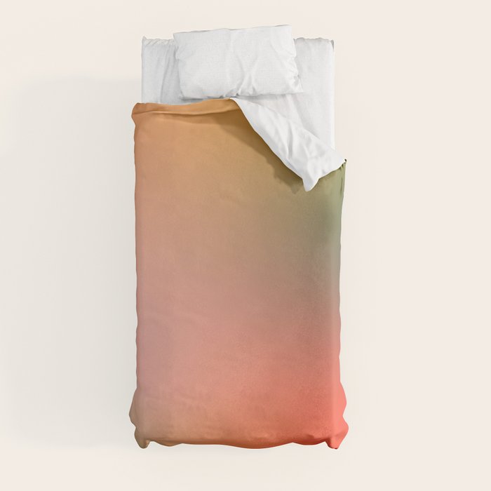 16 Burning Romance Ombre Gradient by Valourine 240816 Duvet Cover