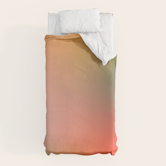16 Burning Romance Ombre Gradient by Valourine 240816 Duvet Cover