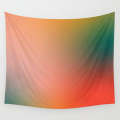 16 Burning Romance Ombre Gradient by Valourine 240816 Wall Tapestry