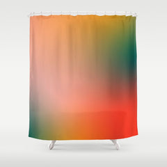 16 Burning Romance Ombre Gradient by Valourine 240816 Shower Curtain