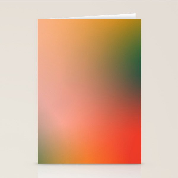 16 Burning Romance Ombre Gradient by Valourine 240816 Stationery Card