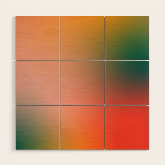 16 Burning Romance Ombre Gradient by Valourine 240816 Wood Wall Art