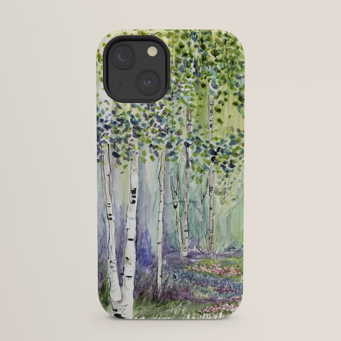 4 season watercolor collection - spring iPhone Case