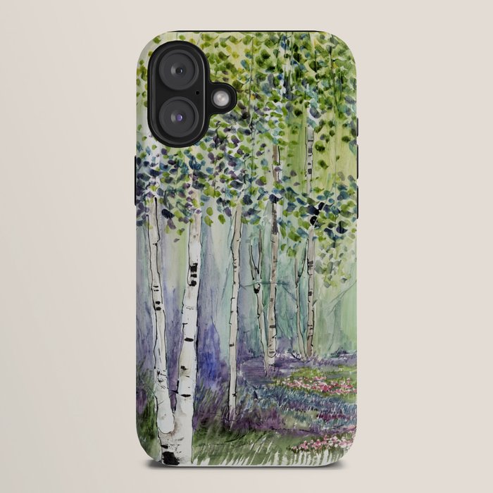 4 season watercolor collection - spring iPhone Case
