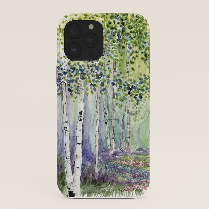 4 season watercolor collection - spring iPhone Case