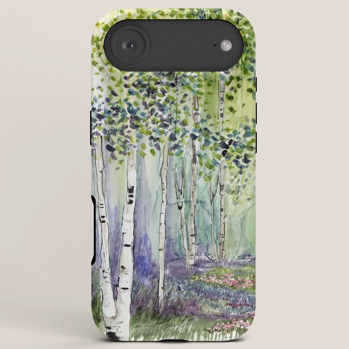 4 season watercolor collection - spring iPhone Case