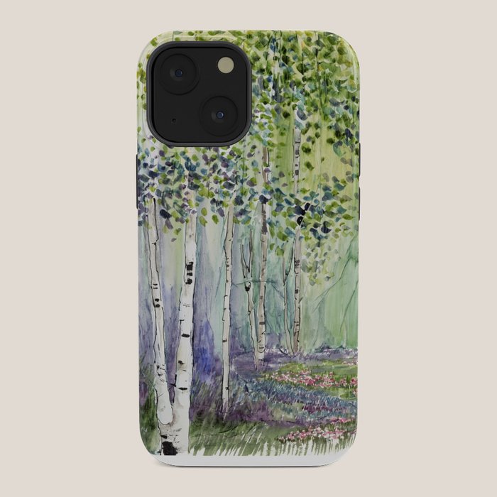 4 season watercolor collection - spring iPhone Case