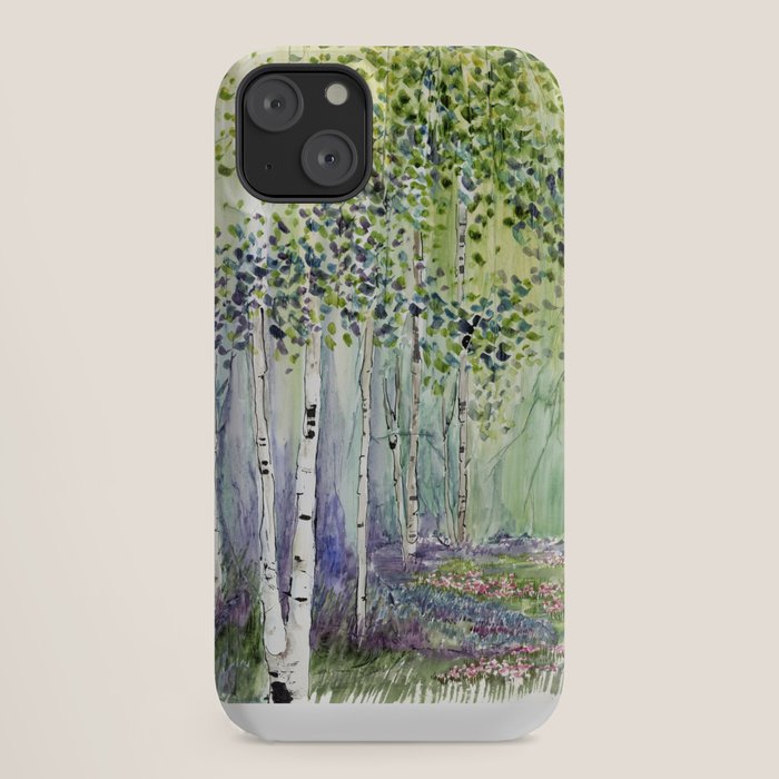 4 season watercolor collection - spring iPhone Case