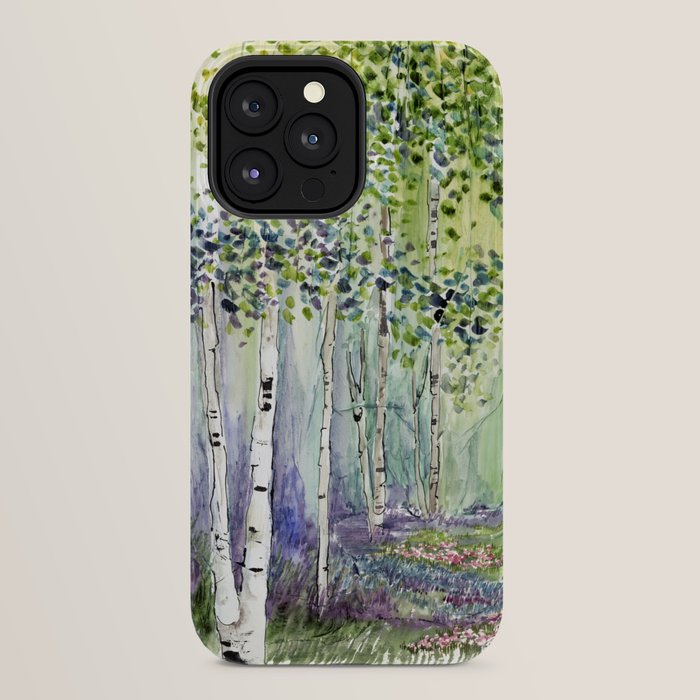 4 season watercolor collection - spring iPhone Case