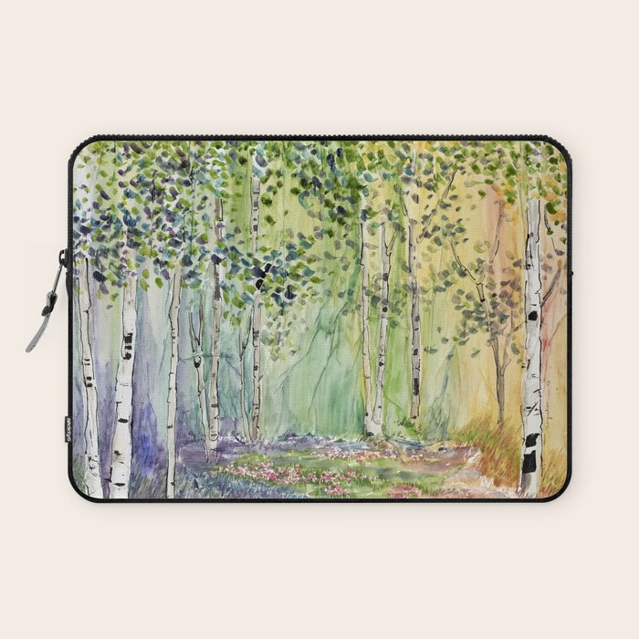 4 season watercolor collection - spring Laptop Sleeve