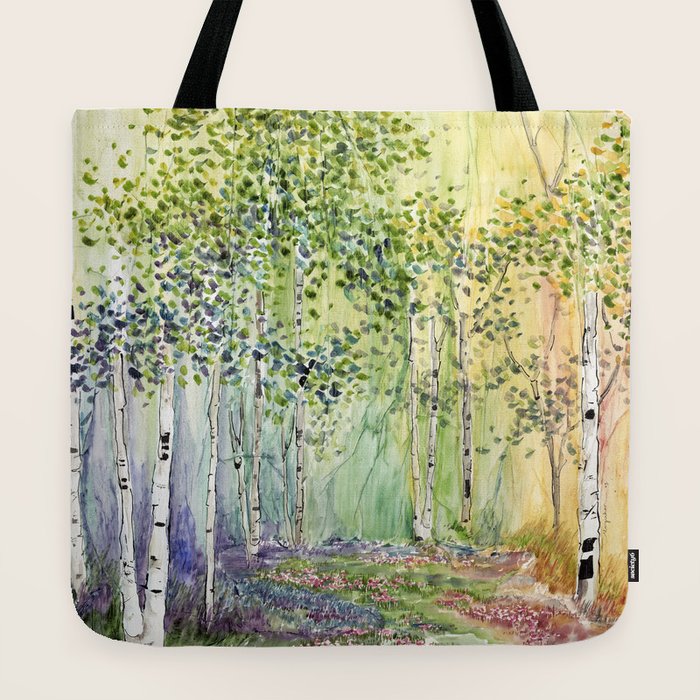 4 season watercolor collection - spring Tote Bag