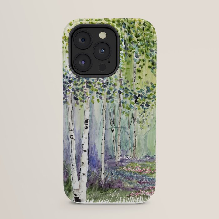 4 season watercolor collection - spring iPhone Case