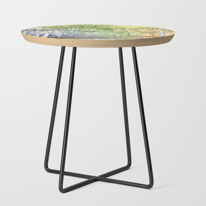 4 season watercolor collection - spring Side Table