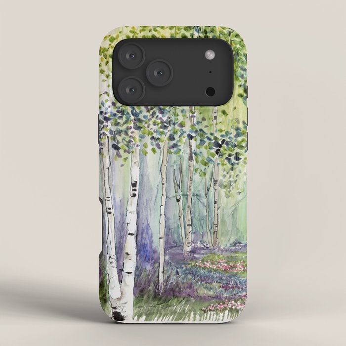 4 season watercolor collection - spring iPhone Case