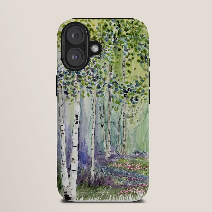4 season watercolor collection - spring iPhone Case
