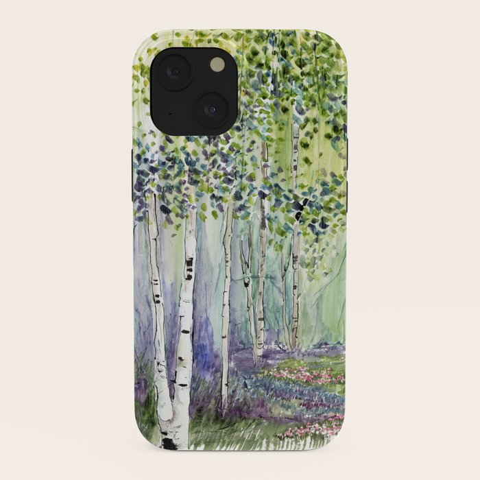 4 season watercolor collection - spring iPhone Case