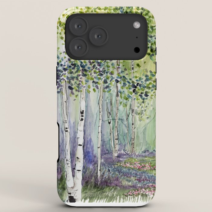 4 season watercolor collection - spring iPhone Case