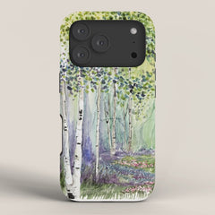 4 season watercolor collection - spring iPhone Case