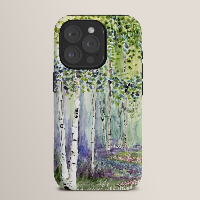 4 season watercolor collection - spring iPhone Case