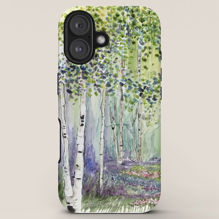 4 season watercolor collection - spring iPhone Case