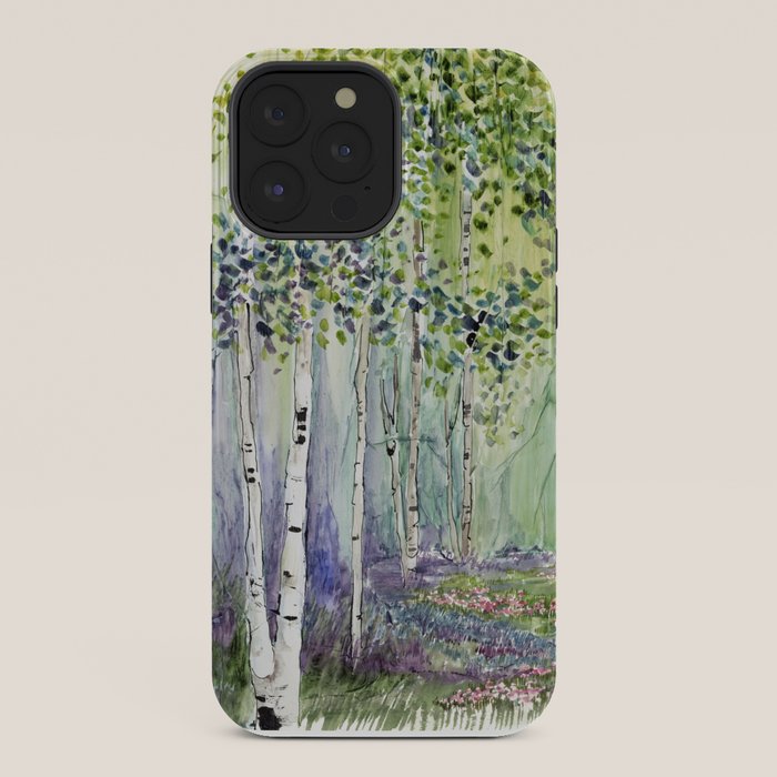 4 season watercolor collection - spring iPhone Case