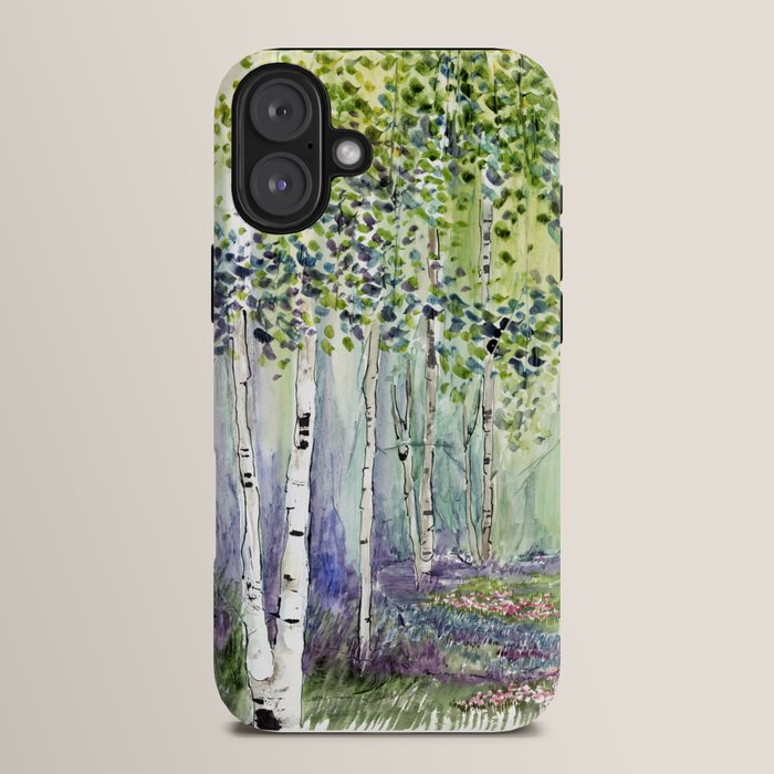 4 season watercolor collection - spring iPhone Case