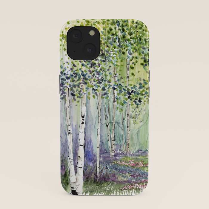 4 season watercolor collection - spring iPhone Case