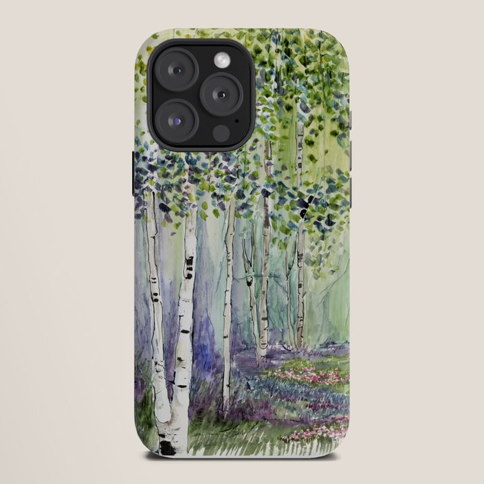 4 season watercolor collection - spring iPhone Case