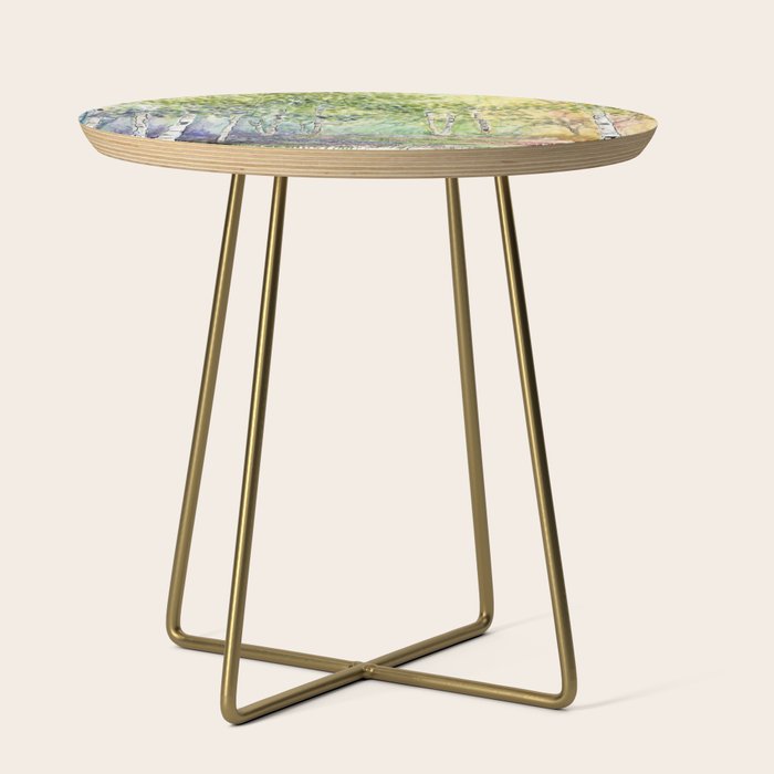 4 season watercolor collection - spring Side Table