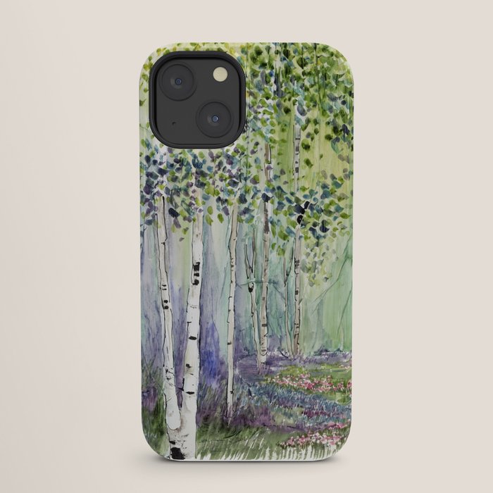4 season watercolor collection - spring iPhone Case