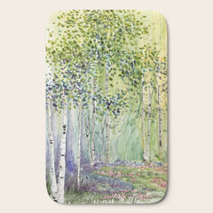 4 season watercolor collection - spring Bath Mat