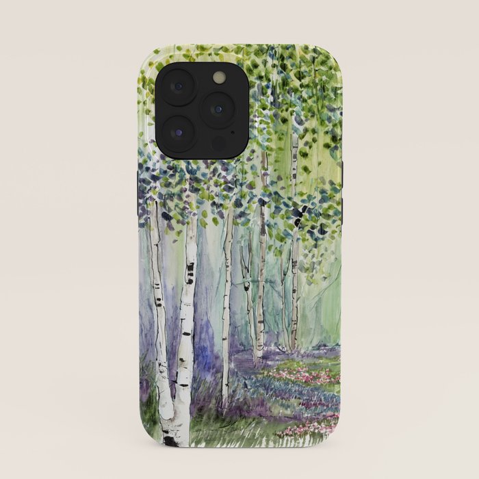 4 season watercolor collection - spring iPhone Case