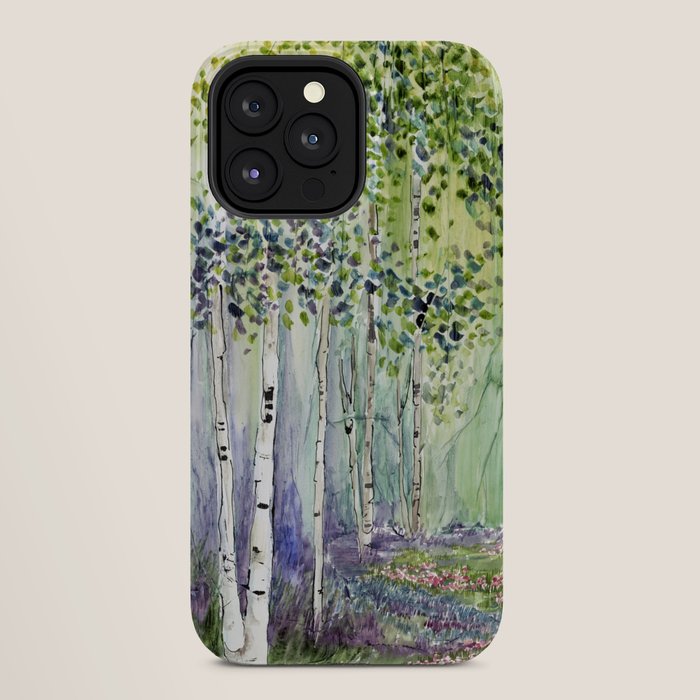 4 season watercolor collection - spring iPhone Case