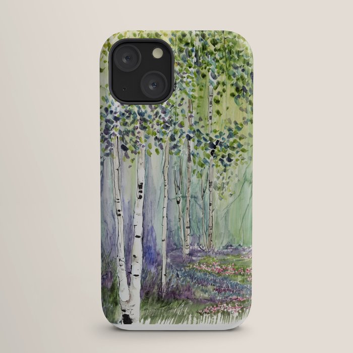 4 season watercolor collection - spring iPhone Case
