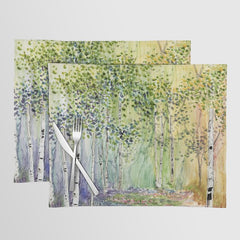 4 season watercolor collection - spring Placemat
