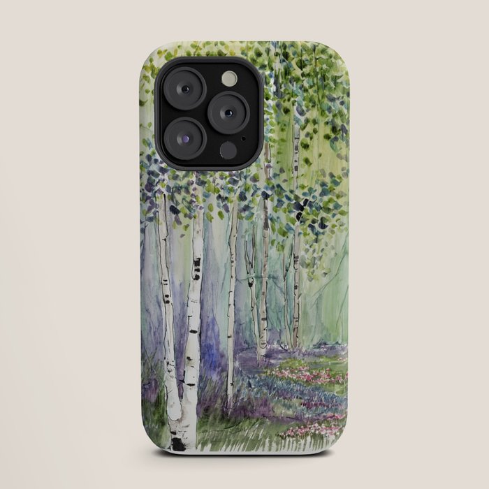 4 season watercolor collection - spring iPhone Case
