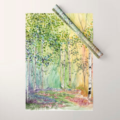 4 season watercolor collection - spring Wrapping Paper