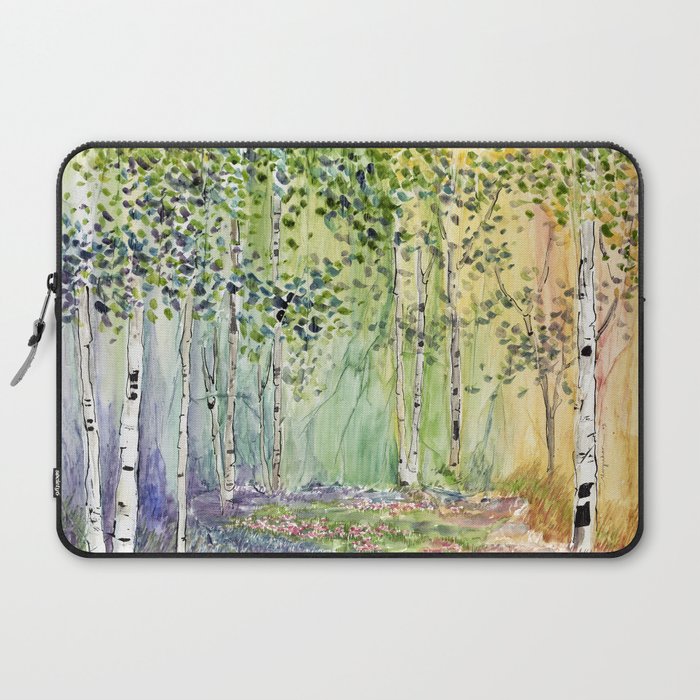 4 season watercolor collection - spring Laptop Sleeve