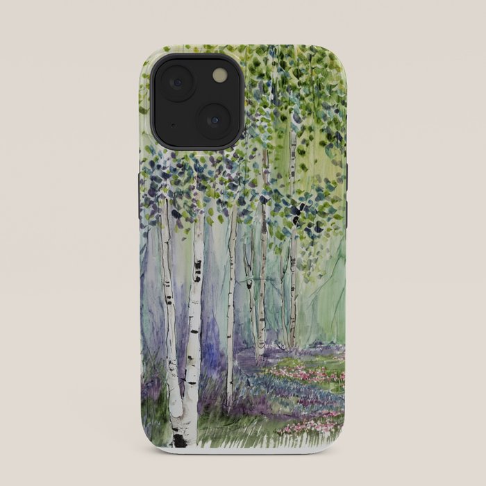 4 season watercolor collection - spring iPhone Case