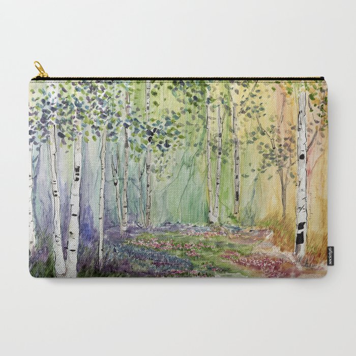 4 season watercolor collection - spring Carry All Pouch