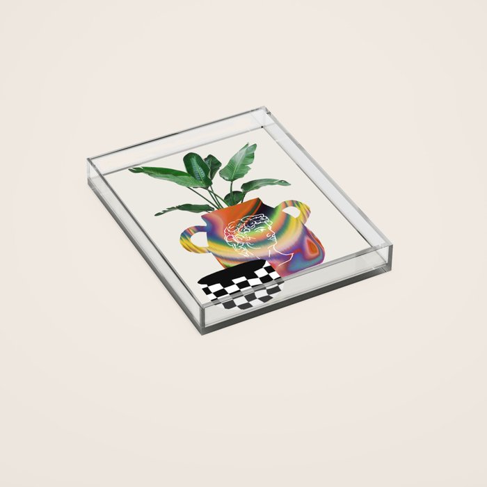 A house plant / Still life Acrylic Tray