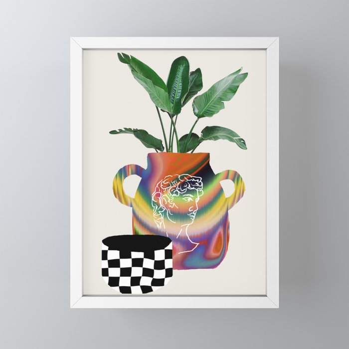 A house plant / Still life Mini Art Print