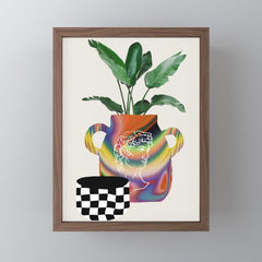 A house plant / Still life Mini Art Print
