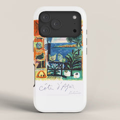 1962 Picasso COTE D'AZUR French Riviera Travel Poster iPhone Case