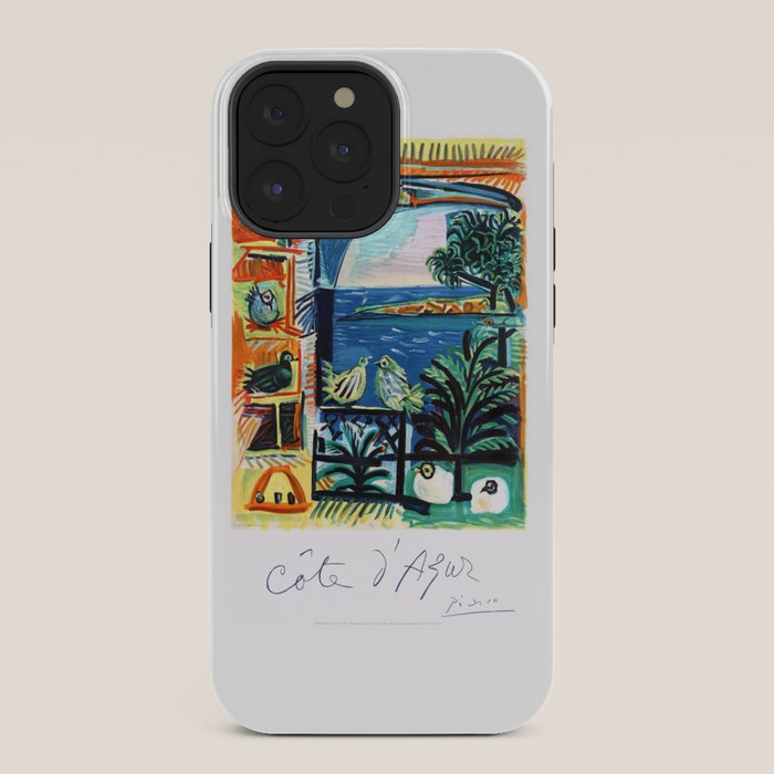 1962 Picasso COTE D'AZUR French Riviera Travel Poster iPhone Case