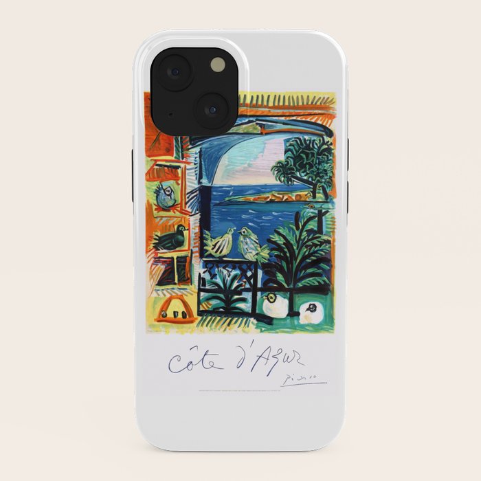 1962 Picasso COTE D'AZUR French Riviera Travel Poster iPhone Case
