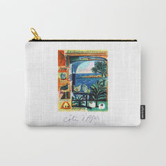 1962 Picasso COTE D'AZUR French Riviera Travel Poster Carry All Pouch
