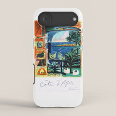 1962 Picasso COTE D'AZUR French Riviera Travel Poster iPhone Case