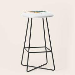 1962 Picasso COTE D'AZUR French Riviera Travel Poster Stool