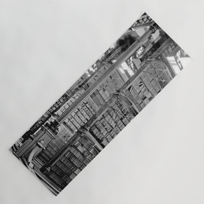 A Book Lover's Dream - Cincinnati Public Library black and white photographs / black and white photo Yoga Mat